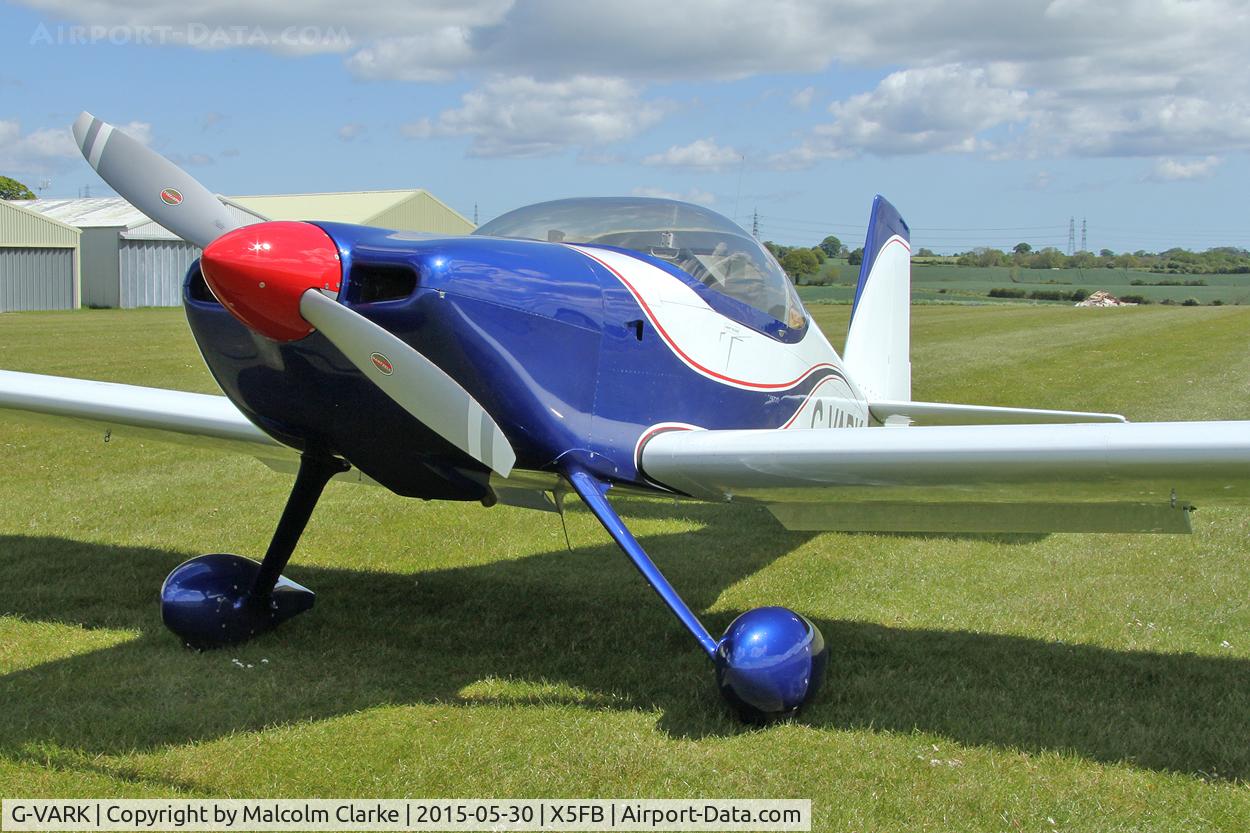 G-VARK, 2010 Vans RV-7 C/N 72469, Vans RV-7 at Fishburn Airfield, May 30th 2015.