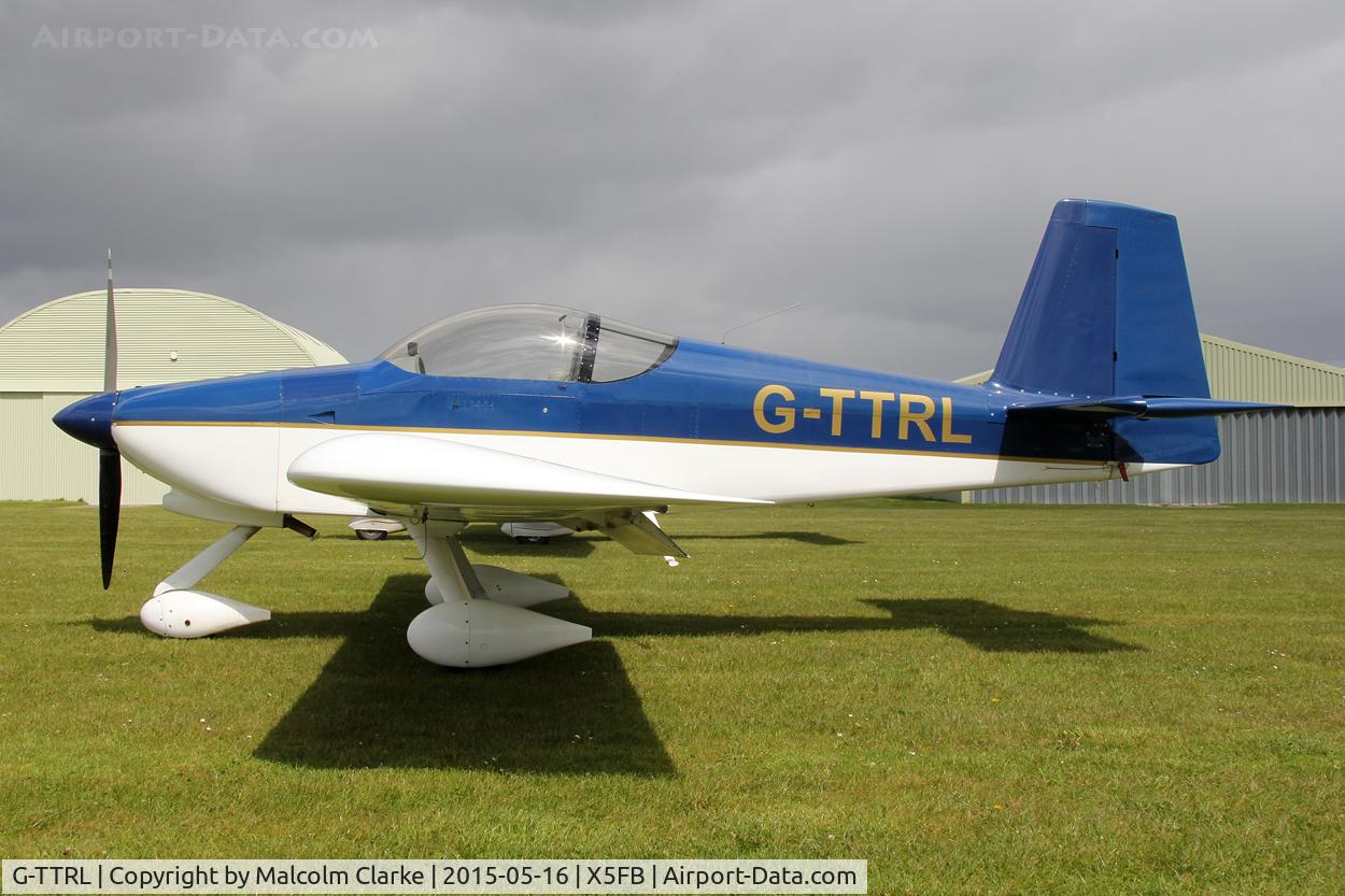 G-TTRL, 2008 Vans RV-9A C/N PFA 320-14248, Vans RV-9A at the opening of Fishburn Airfield's new clubhouse, May 16th 2015.