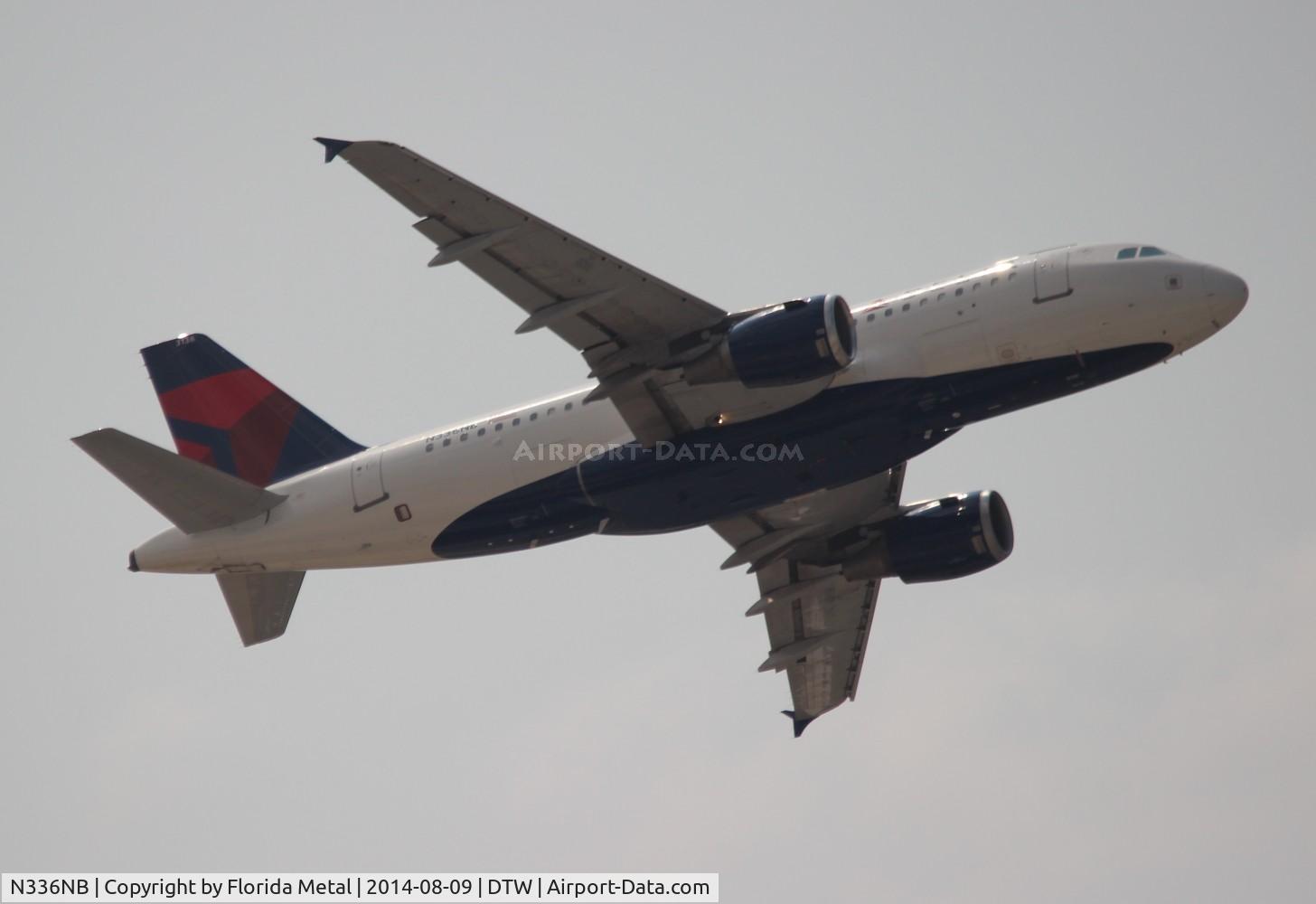 N336NB, 2002 Airbus A319-114 C/N 1683, Delta