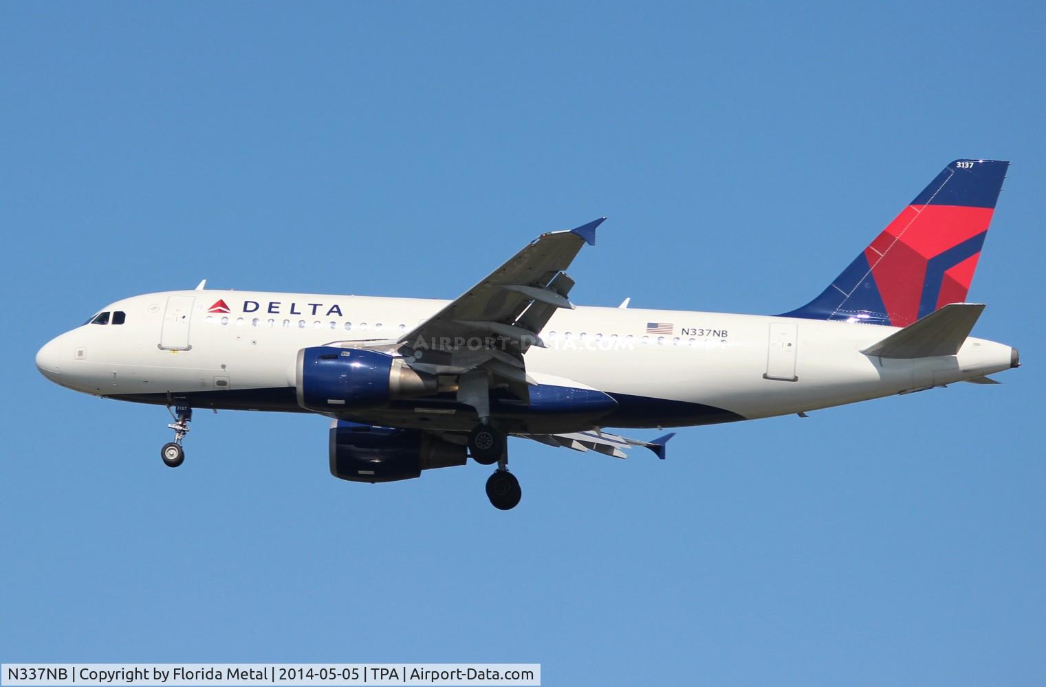 N337NB, 2002 Airbus A319-114 C/N 1685, Delta A320