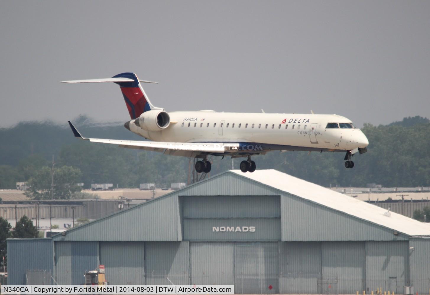 N340CA, 2002 Bombardier CRJ-701ER (CL-600-2C10) Regional Jet C/N 10062, Delta Connection CRJ-700