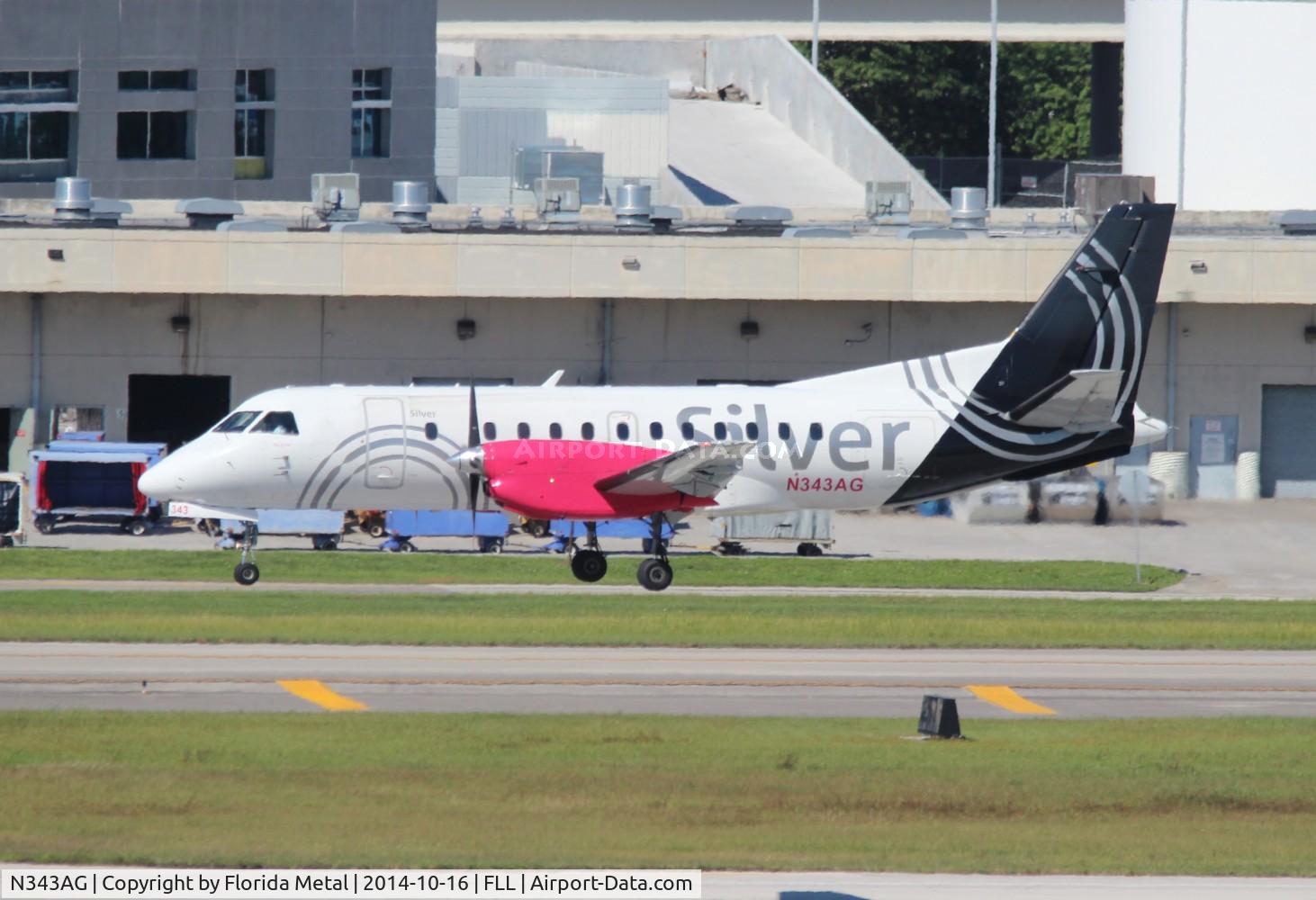 N343AG, 1998 Saab 340B C/N 340B-443, Silver Airways