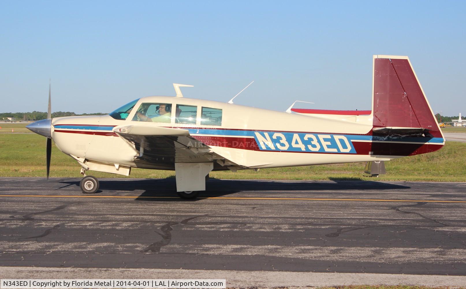 N343ED, 1967 Mooney M20F Executive C/N 680006, Mooney M20F
