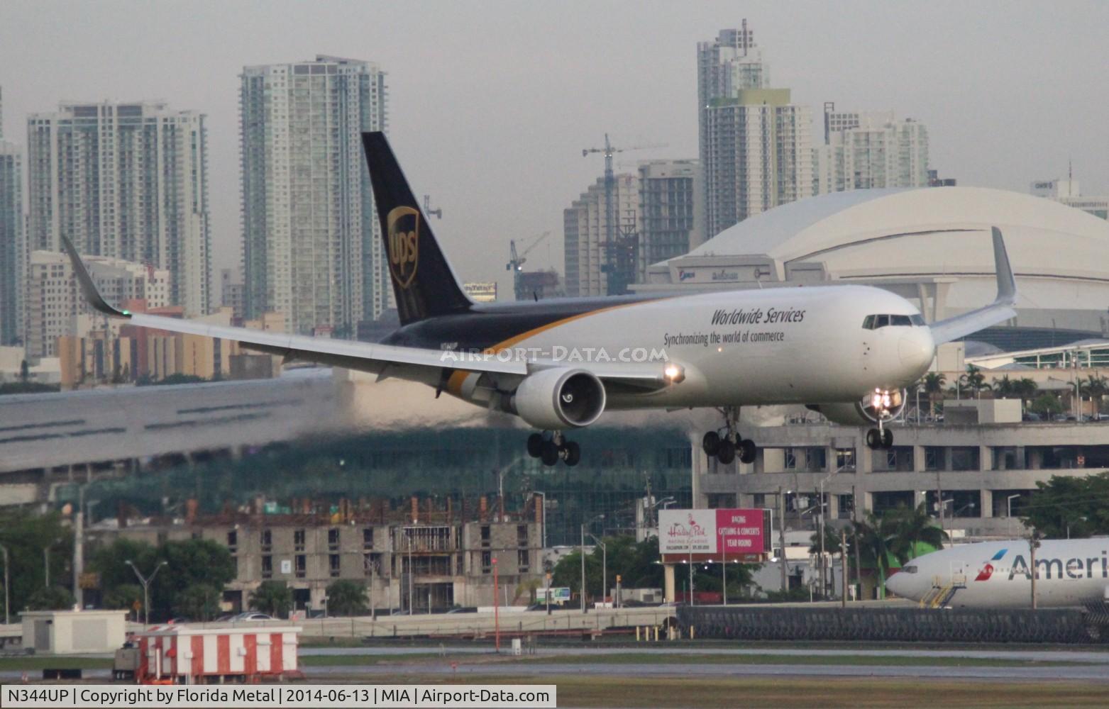 N344UP, 2011 Boeing 767-34AF C/N 37866, UPS 767-300