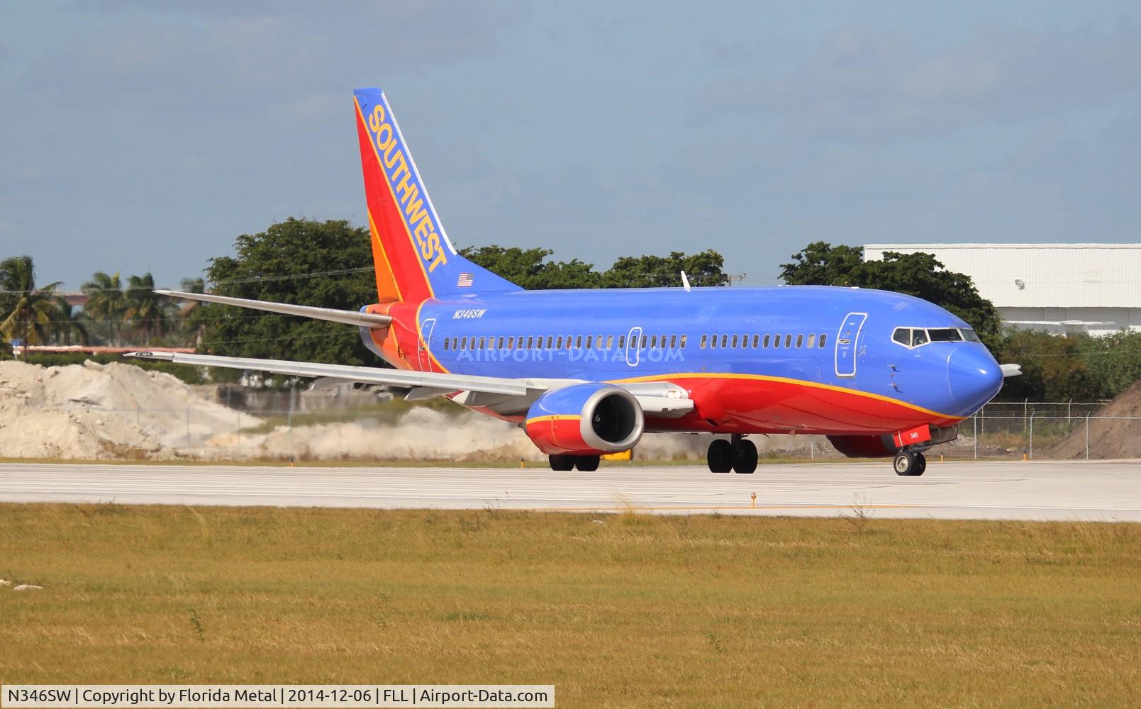 N346SW, 1989 Boeing 737-3H4 C/N 24153, Southwest