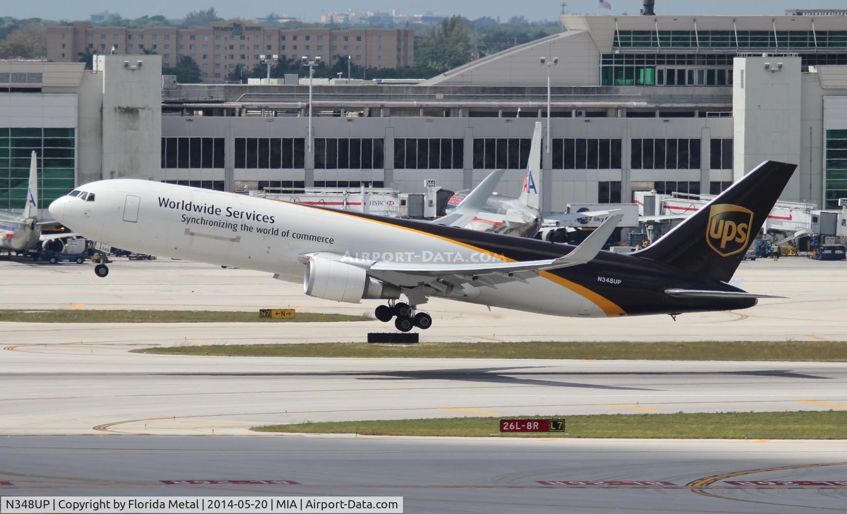 N348UP, 2012 Boeing 767-34A/ER C/N 37872, UPS 767-300