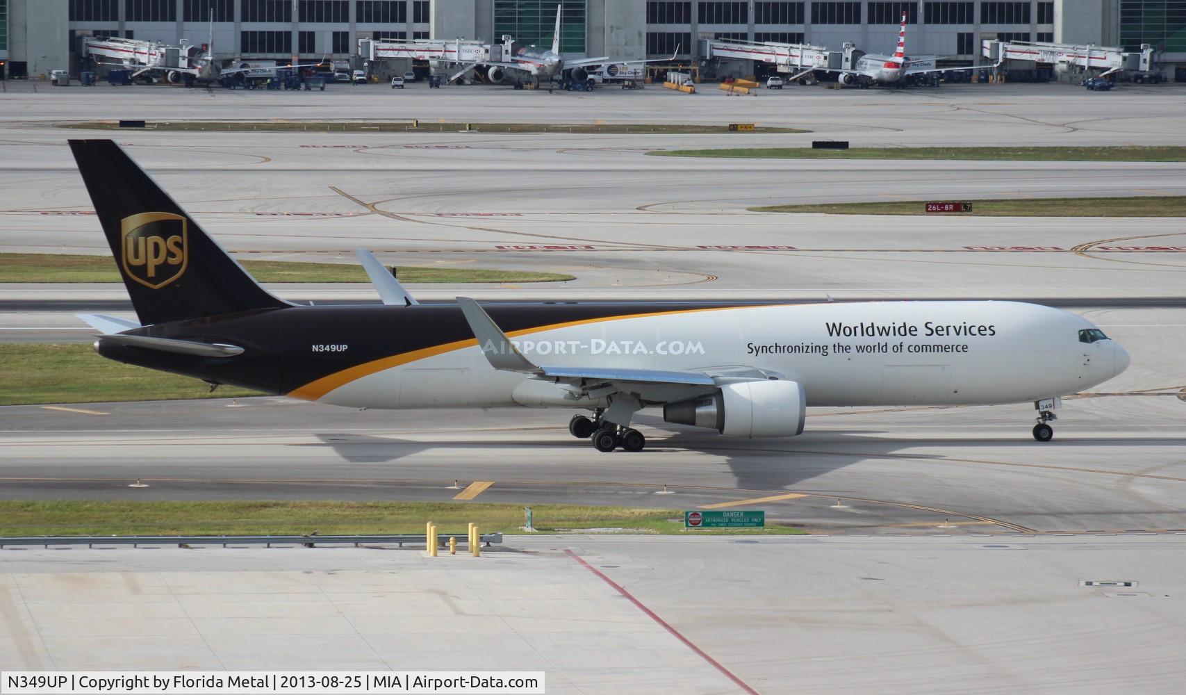 N349UP, 2012 Boeing 767-34AF/ER C/N 37947, UPS 767-300