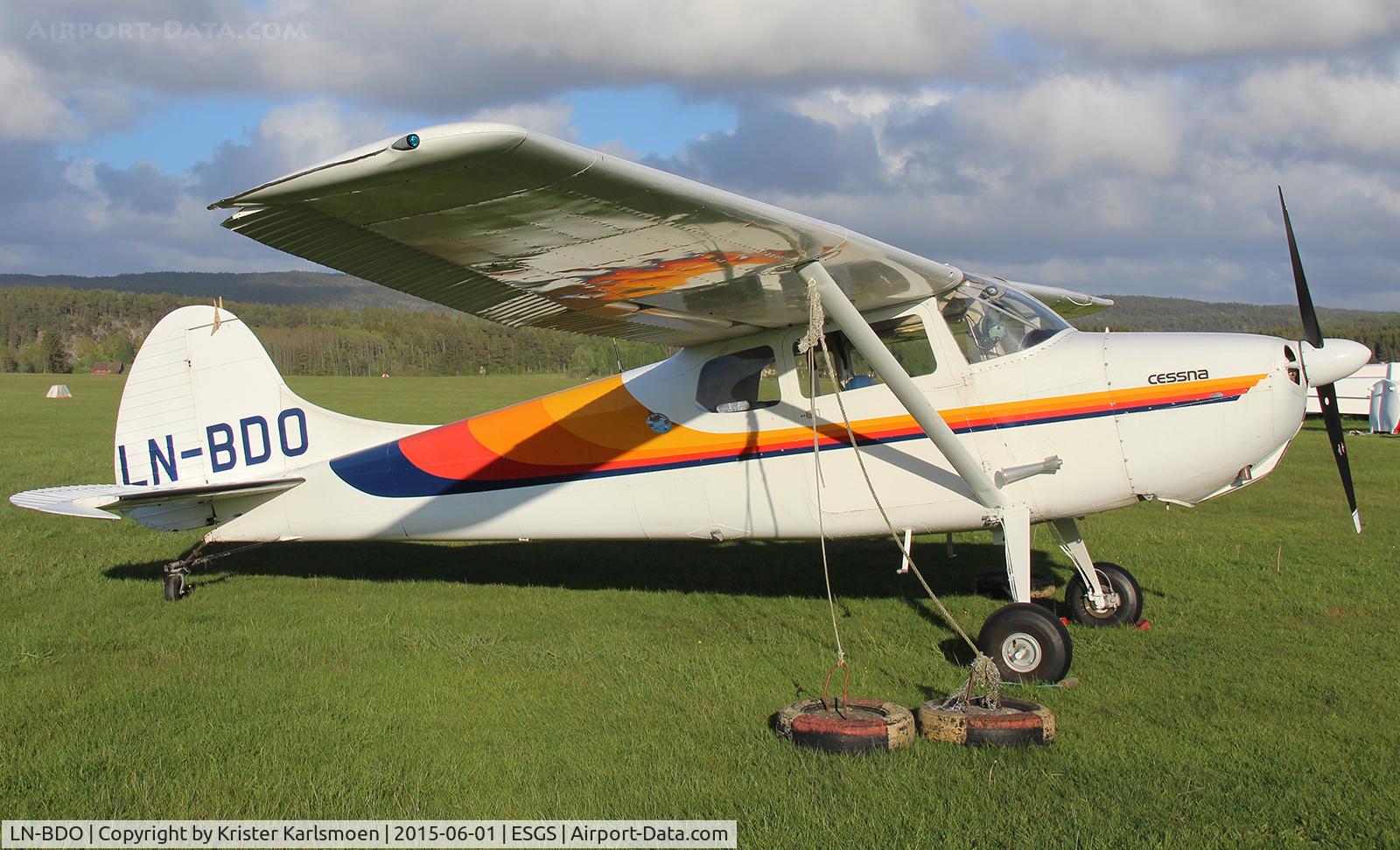 LN-BDO, Cessna 170B C/N 170-27048, Rare Cessna.