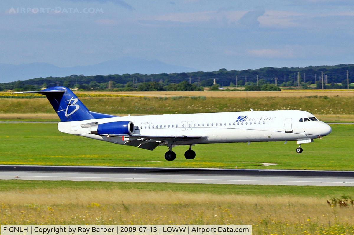 F-GNLH, 1991 Fokker 100 (F-28-0100) C/N 11311, Fokker F-100 [11311] (Blue Line) Vienna-Schwechat~OE 13/07/2009