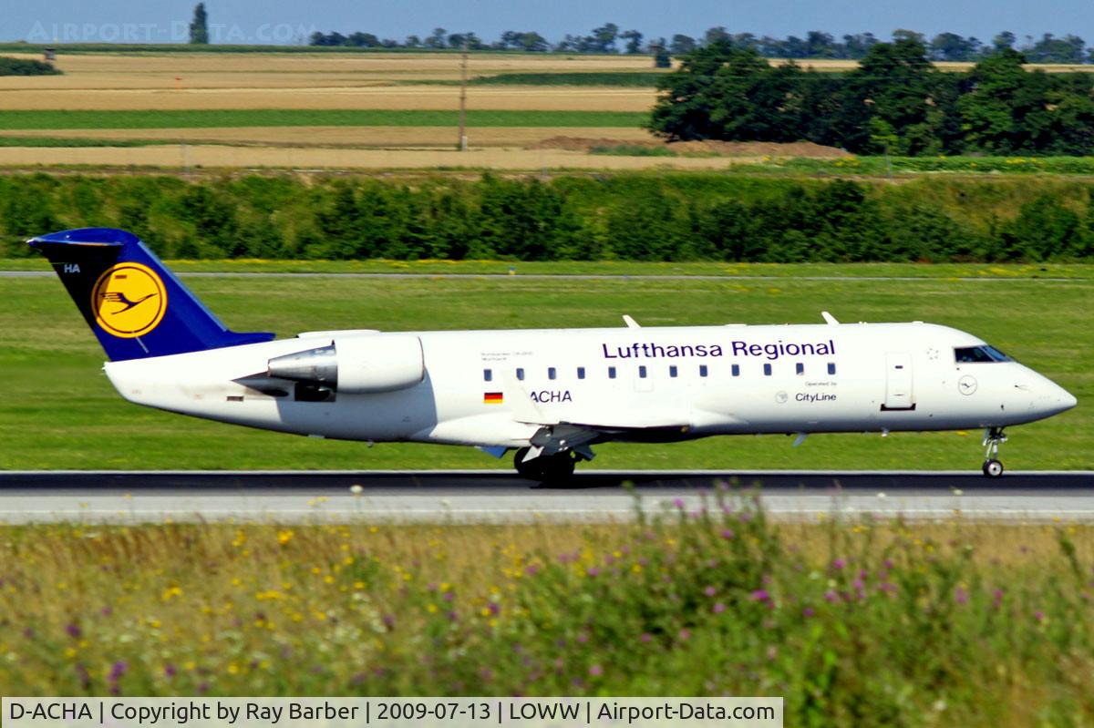 D-ACHA, 2000 Canadair CRJ-200LR (CL-600-2B19) C/N 7378, Canadair CRJ-200LR [7378] (Lufthansa Regional) Vienna-Schwechat~OE 13/07/2009
