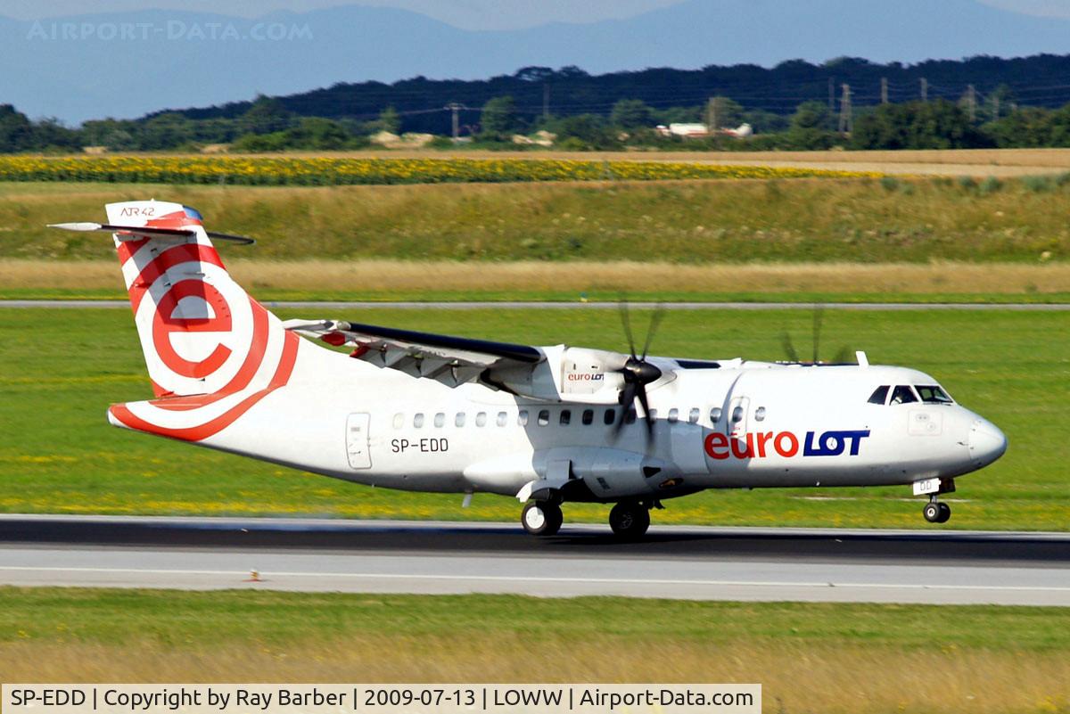 SP-EDD, 1996 ATR 42-500 C/N 530, Aerospatiale ATR-42-512 [530] (Eurolot) Vienna-Schwechat~OE 13/07/2009