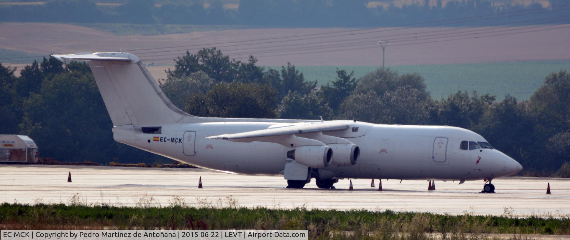 EC-MCK, 1989 British Aerospace BAe.146-300 C/N E3153, Foronda Vitoria-Gasteiz - España
