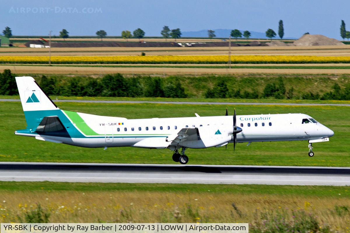 YR-SBK, 1996 Saab 2000 C/N 2000-033, SAAB 2000 [033] (Carpatair) Vienna-Schwechat~OE 13/07/2009