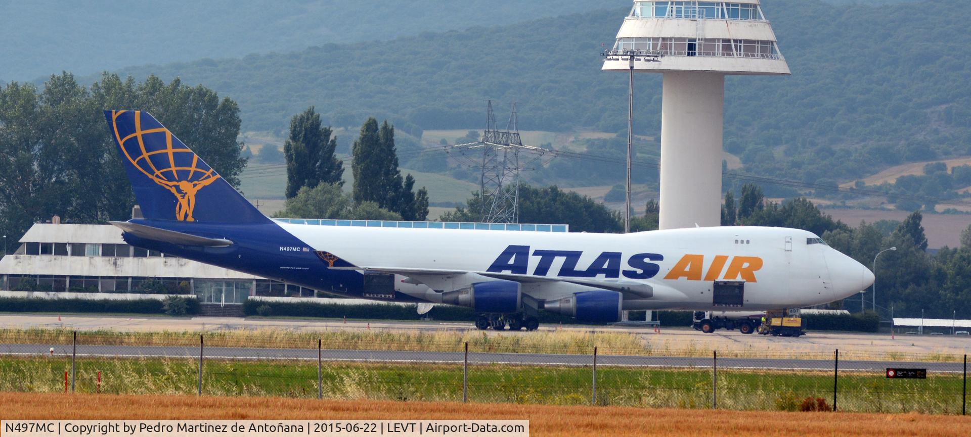 N497MC, 1999 Boeing 747-47UF C/N 29258, Foronda Vitoria-Gasteiz - España
