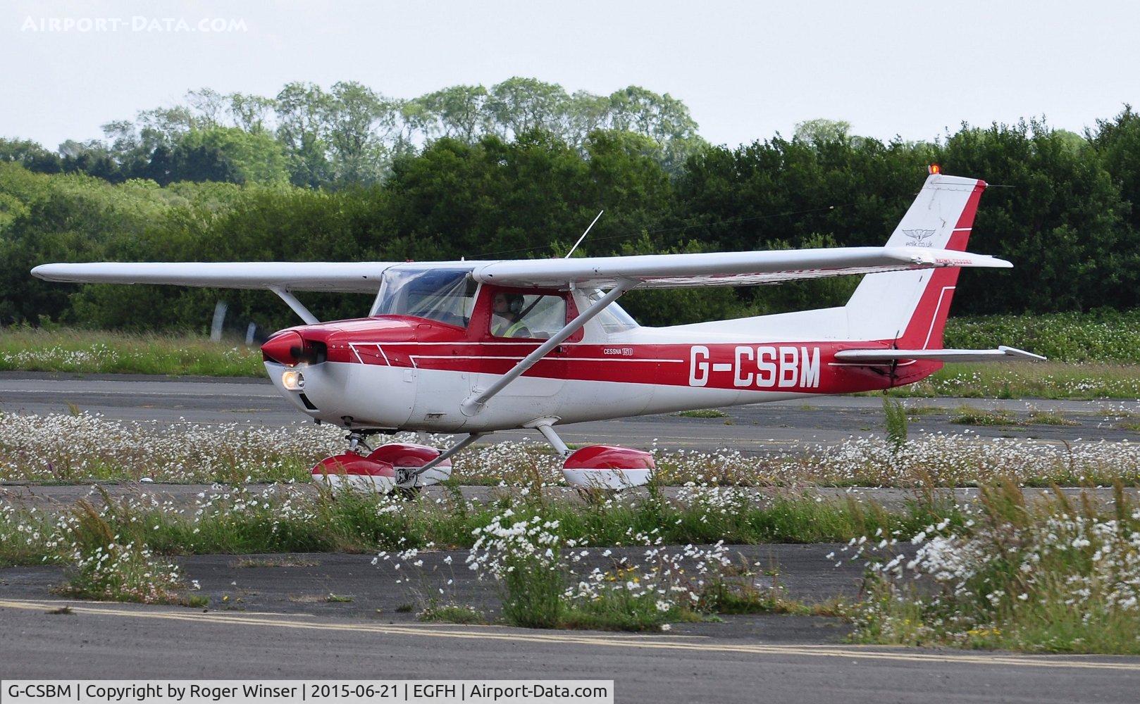 G-CSBM, 1977 Reims Cessna F150M C/N 1359, Visiting Reims/Cessna F150M.