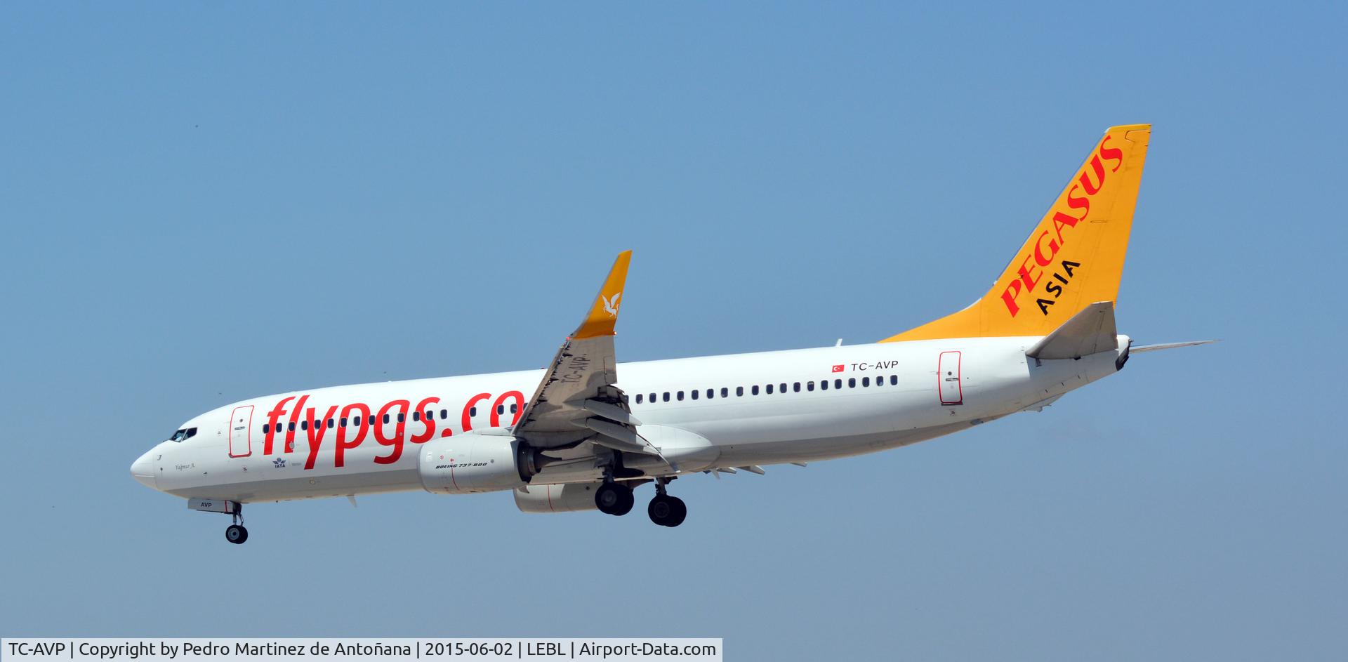 TC-AVP, 2011 Boeing 737-82R C/N 38175, El Prat Barcelona - España