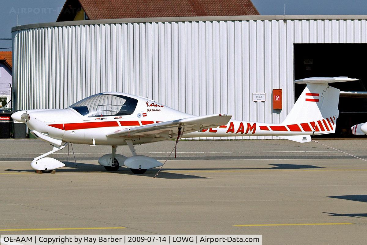 OE-AAM, Diamond DA-20A-1 Katana C/N 10294, Diamond DA.20-A1 Katana [10294] Graz~OE 14/07/2009
