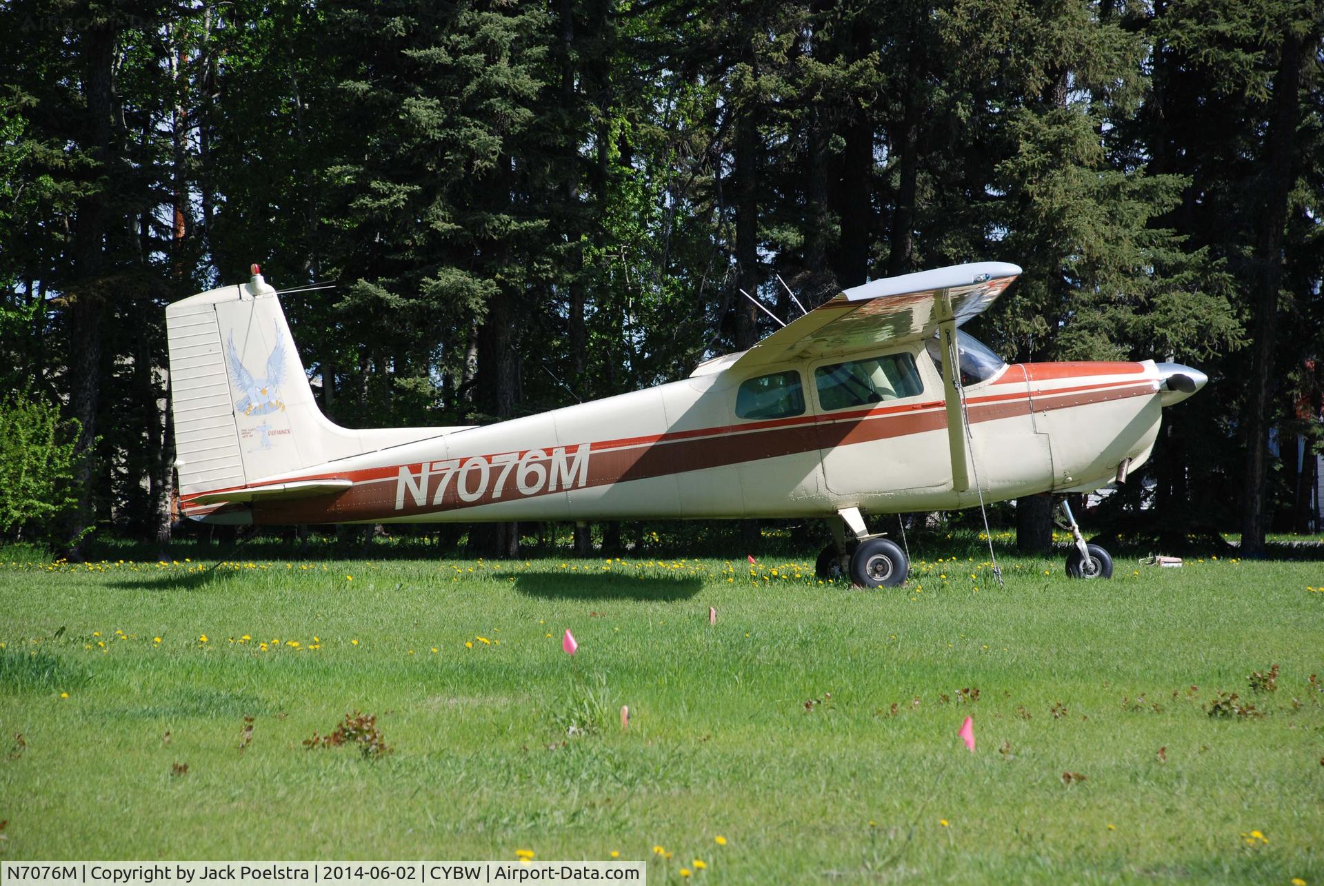 N7076M, 1958 Cessna 175 Skylark Skylark C/N 55376, At Springbank Calgary airport