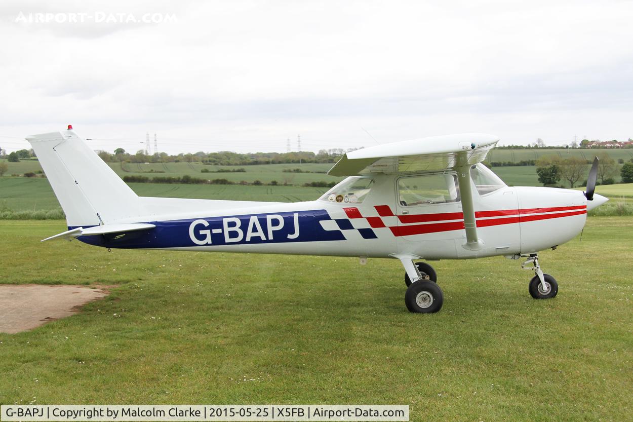 G-BAPJ, 1972 Reims FRA150L Aerobat C/N 0196, Reims FRA150L Aerobat at Fishburn Airfield UK, may 25th 2015.