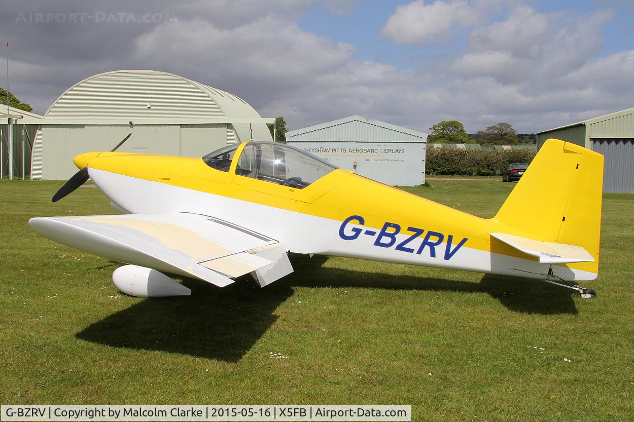 G-BZRV, 2002 Vans RV-6 C/N PFA 181A-13573, Vans RV-6 at the opening of Fishburn Airfield's new clubhouse, May 16th 2015.
