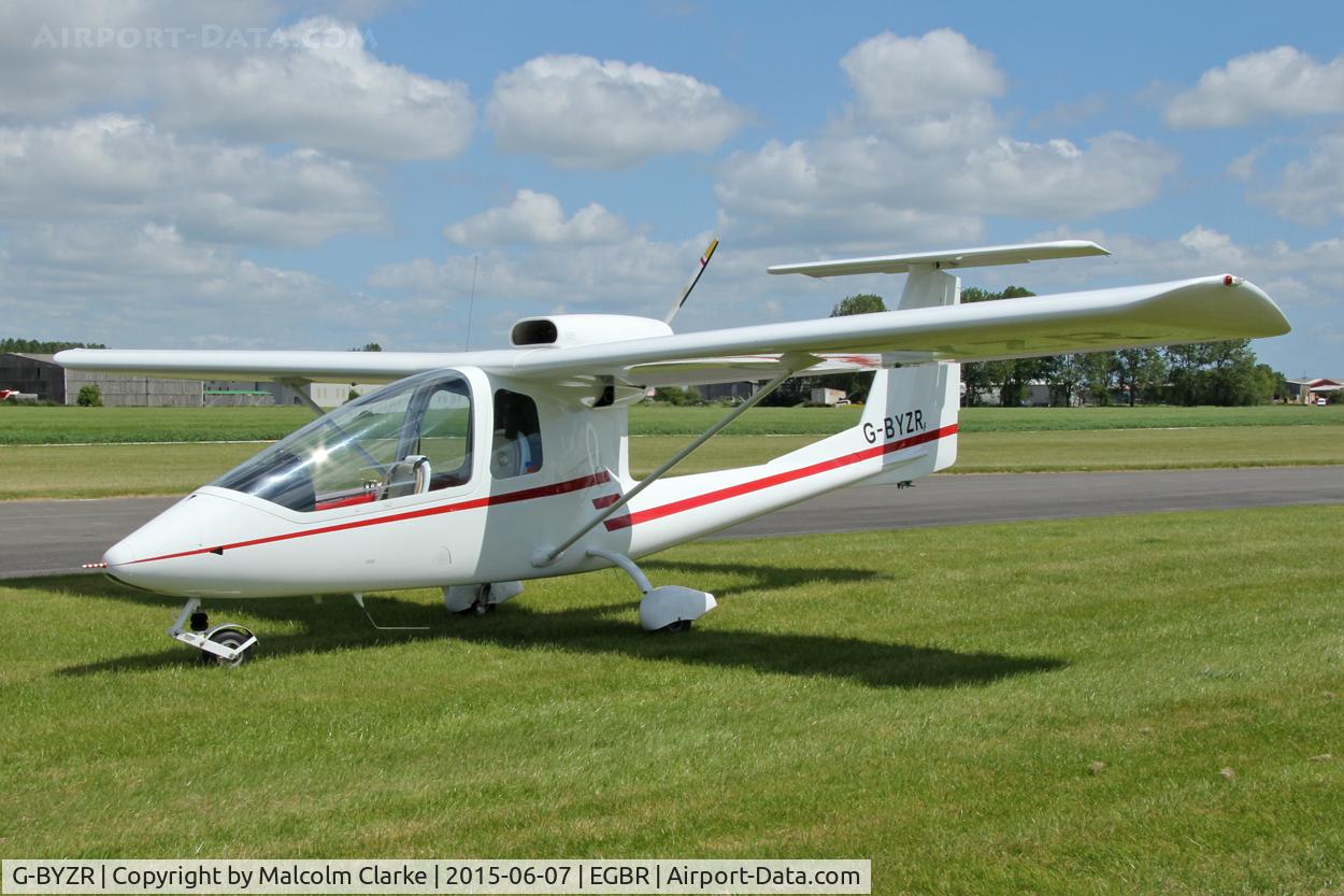 G-BYZR, 1996 Iniziative Industriali Italiane Sky Arrow 650TC C/N C001, Iniziative Industriali Italiane Sky Arrow 650TC at The Real Aeroplane Club's Radial Engine Aircraft Fly-In, Breighton Airfield, June 7th 2015.