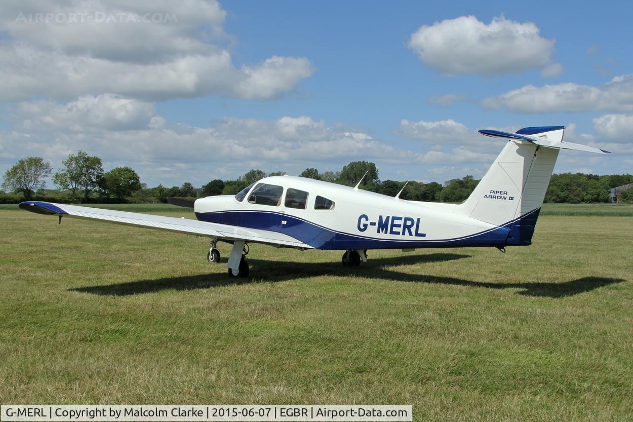 G-MERL, 1979 Piper PA-28RT-201 Arrow IV C/N 28R-7918036, Piper PA-28RT-201 Arrow IV at The Real Aeroplane Club's Radial Engine Aircraft Fly-In, Breighton Airfield, June 7th 2015.