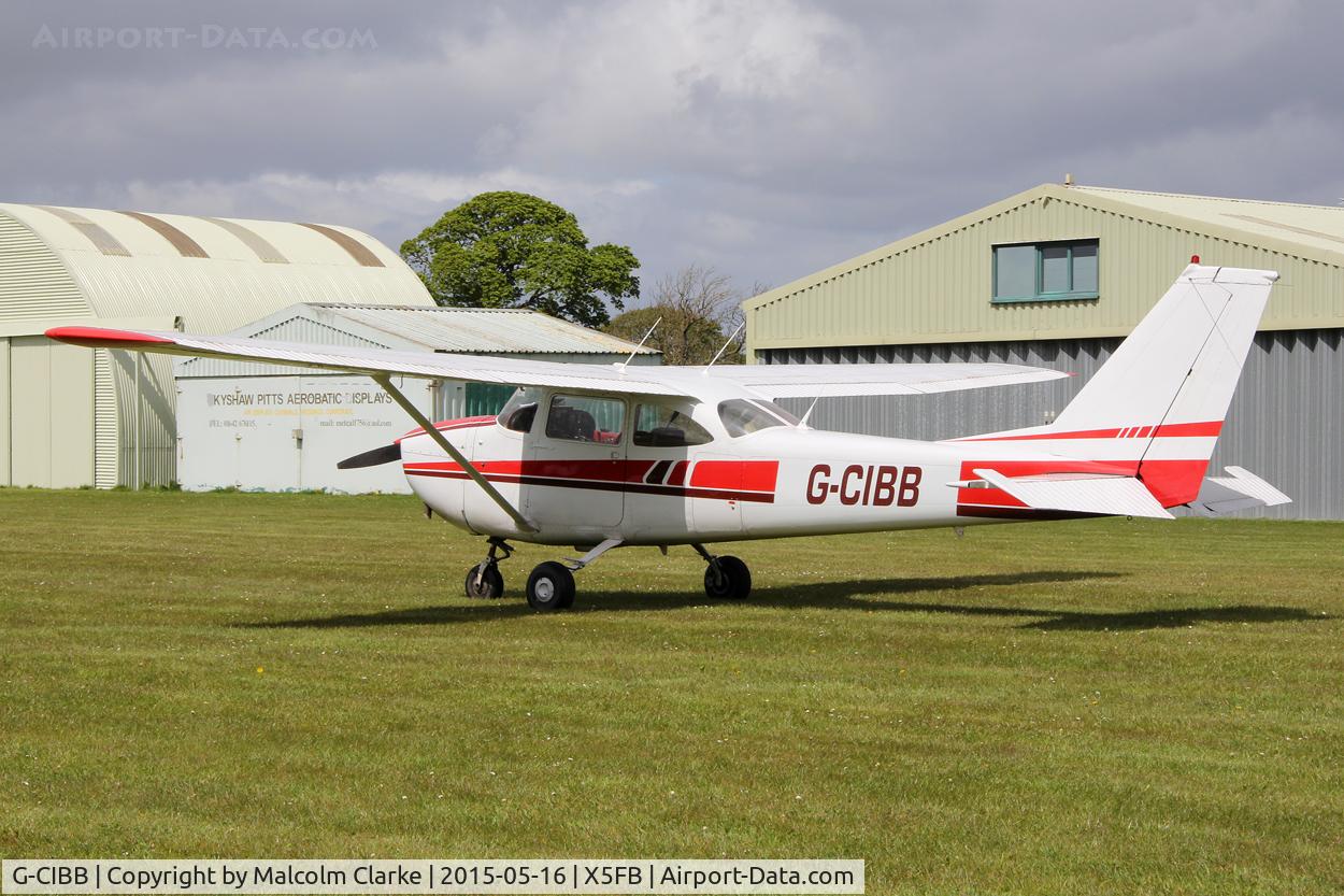 G-CIBB, 1966 Reims F172H Skyhawk C/N 324, Reims F172H Skyhawk at the opening of Fishburn Airfield's new clubhouse, May 16th 2015.
