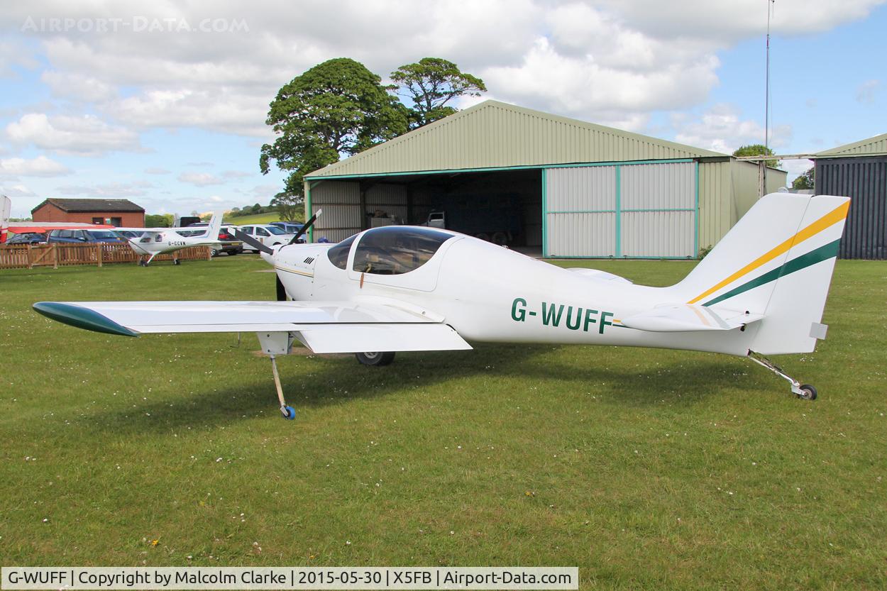G-WUFF, 2003 Europa Monowheel C/N PFA 247-12942, Europa G-WUFF at Fishburn Airfield UK, May 30th 2015.