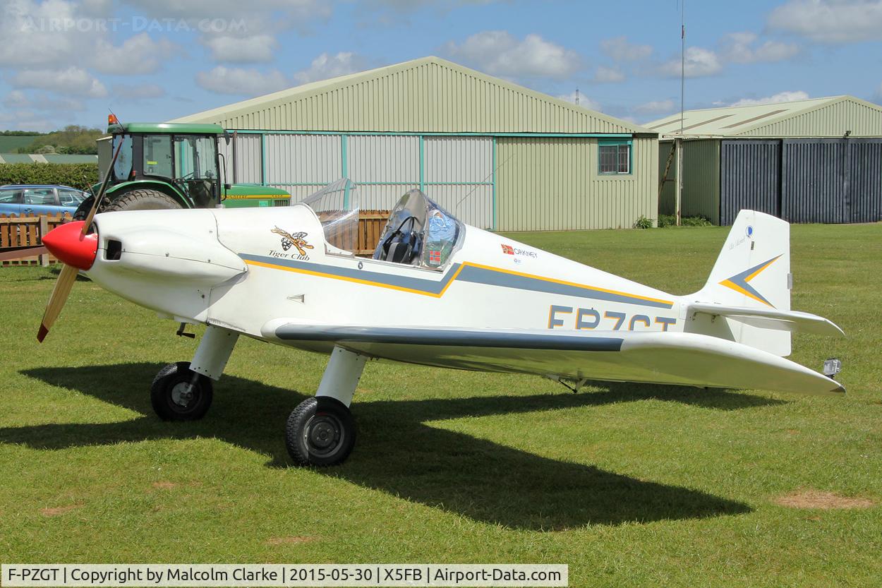 F-PZGT, Giraudet DG.01 Loriot C/N 01, Giraudet DG.01 Loriot, a visitor from France at Fishburn Airfield, May 30th 2015.