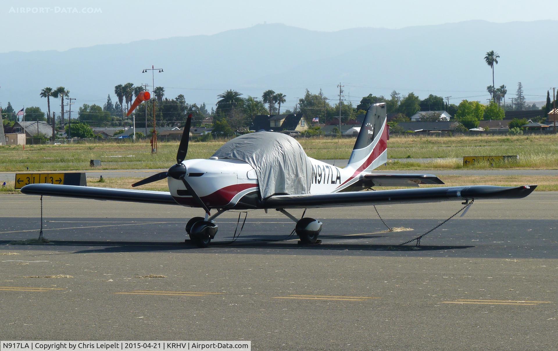 N917LA, 2007 Evektor-Aerotechnik Sportstar Plus C/N 20070917, A privately owned 2007 Sportstar Plus (SANTA ROSA, CA) sitting at the transient ramp at Reid Hillview Airport, CA.