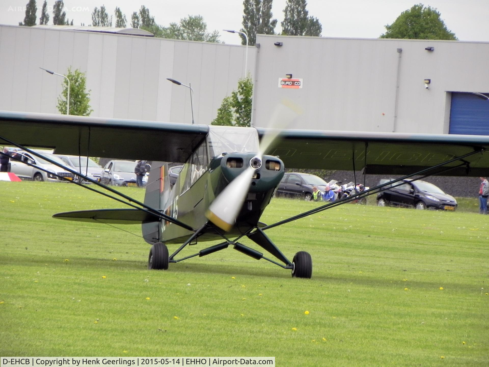 D-EHCB, 1953 Piper L-18C Super Cub (PA-18-95) C/N 18-3219, Hoogeveen Wings and Wheels , May 2015