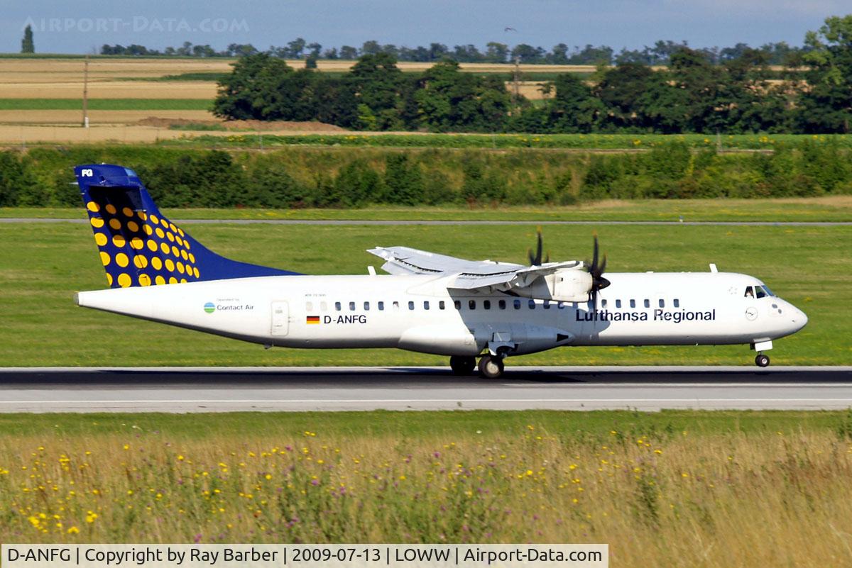 D-ANFG, 2001 ATR 72-212A C/N 658, Aerospatiale ATR-72-212A [658] (Contact Air/Lufthansa Regional) Vienna-Schwechat~OE 13/07/2009