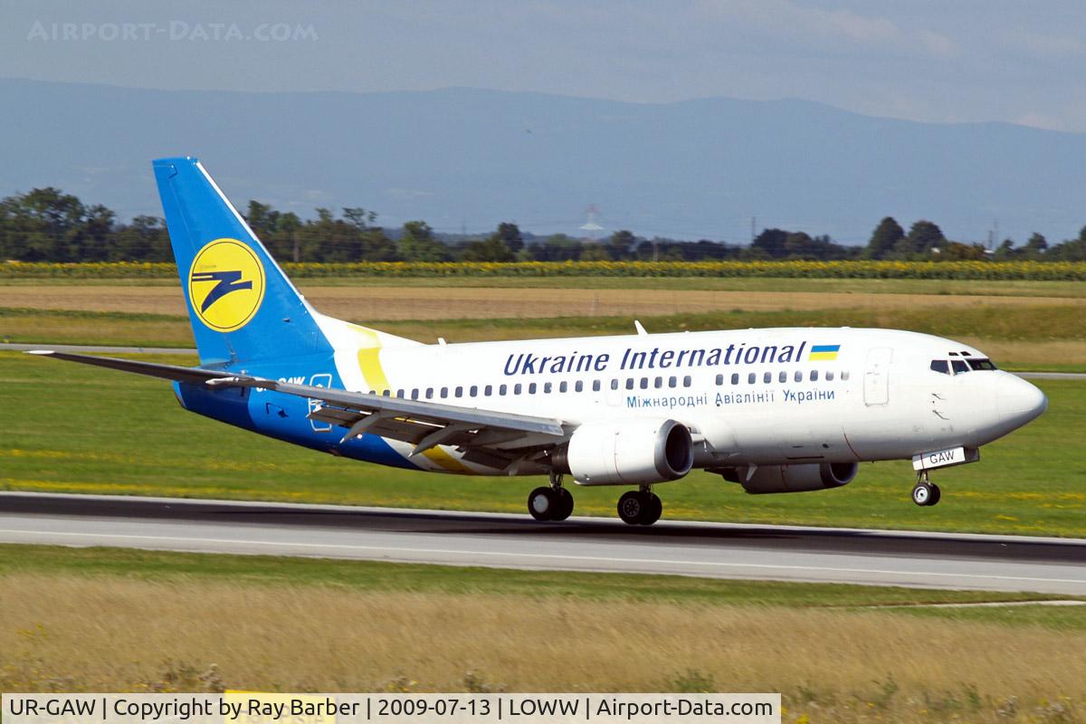 UR-GAW, 1991 Boeing 737-5Y0 C/N 24898, Boeing 737-5Y0 [24898] (Ukraine International Airlines) Vienna-Schwechat~OE 13/07/2009