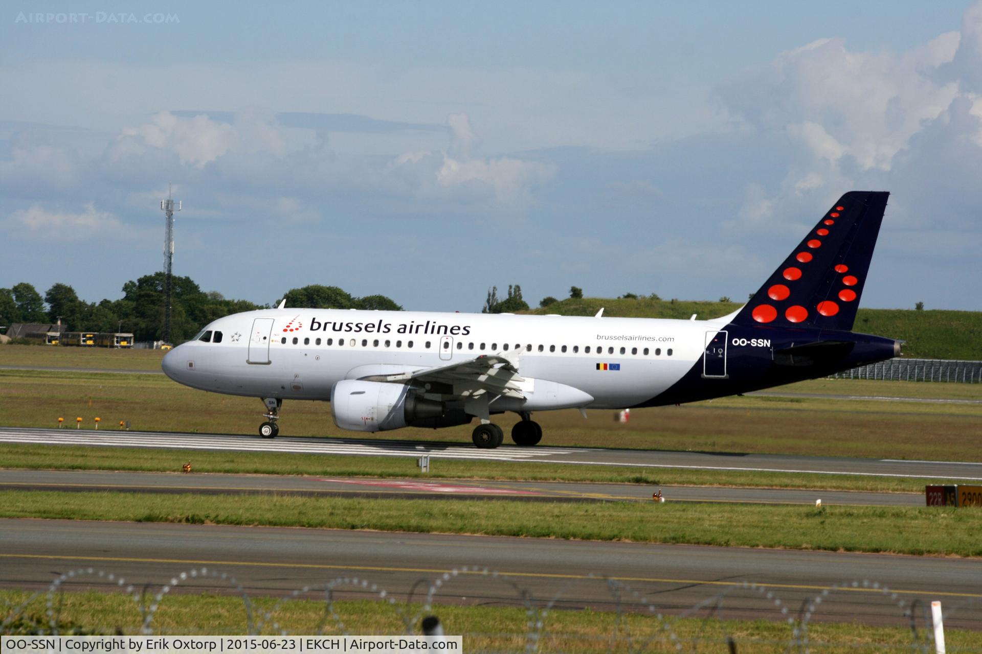 OO-SSN, 2003 Airbus A319-112 C/N 1963, OO-SSN in CPH
