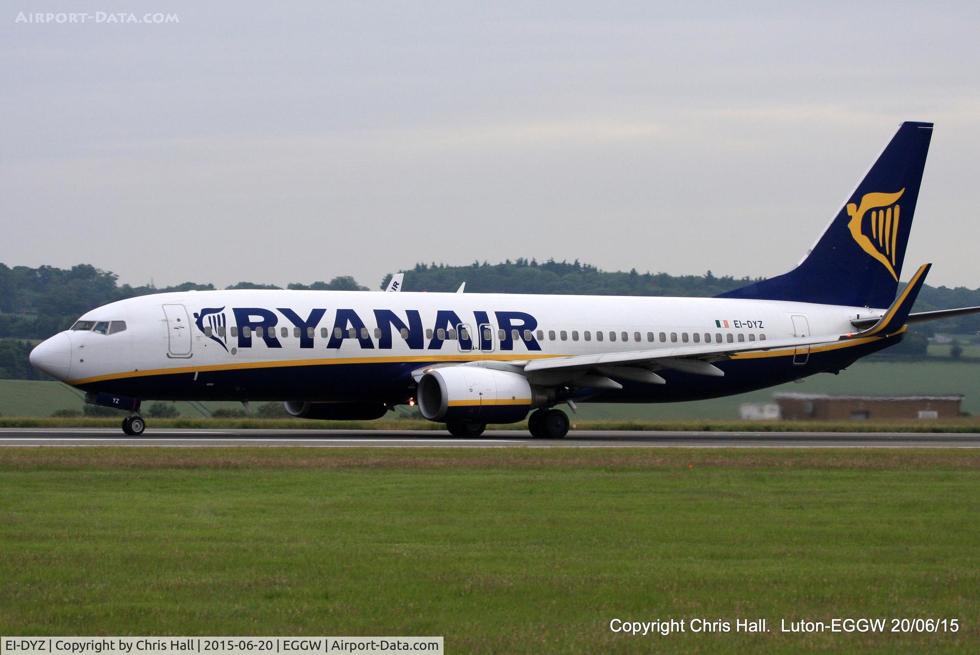 EI-DYZ, 2008 Boeing 737-8AS C/N 37518, Ryanair