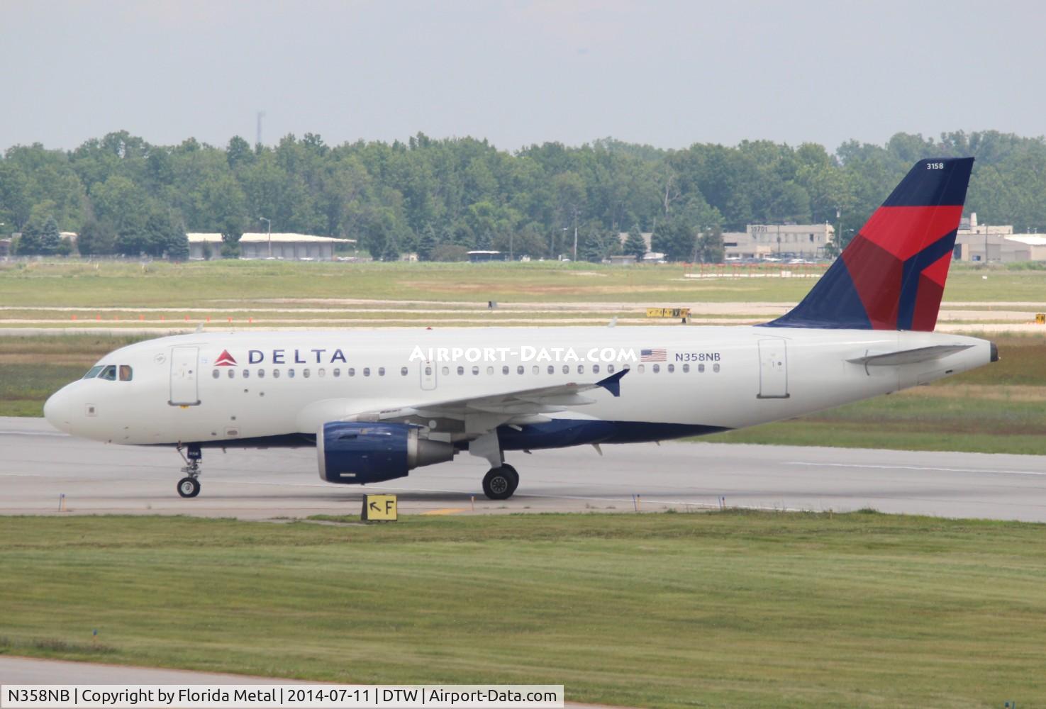 N358NB, 2003 Airbus A319-114 C/N 1897, Delta A319