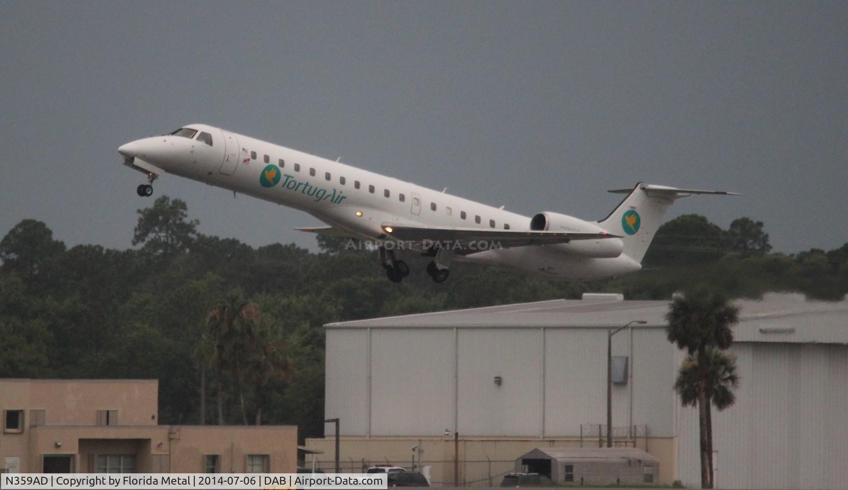 N359AD, 1999 Embraer EMB-145EP (ERJ-145EP) C/N 145169, Tortuga Air being chartered for NASCAR