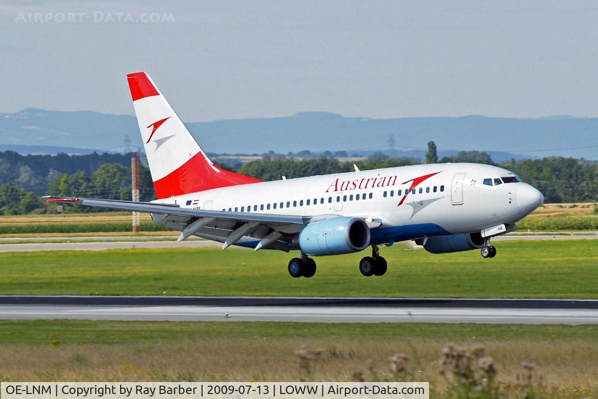 OE-LNM, 2000 Boeing 737-6Z9 C/N 30138, Boeing 737-6Z9 [30138] (Austrian Airlines) Vienna-Schwechat~OE 13/07/2009
