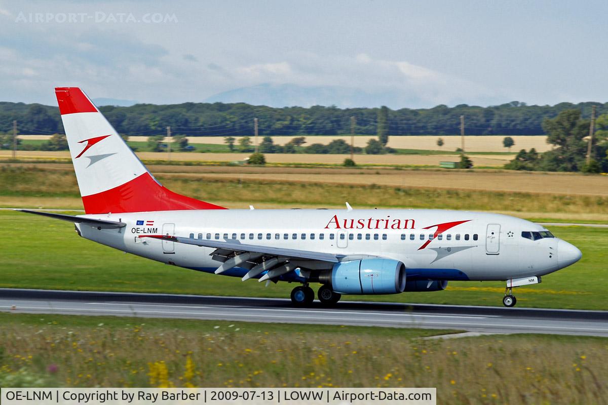 OE-LNM, 2000 Boeing 737-6Z9 C/N 30138, Boeing 737-6Z9 [30138] (Austrian Airlines) Vienna-Schwechat~OE 13/07/2009