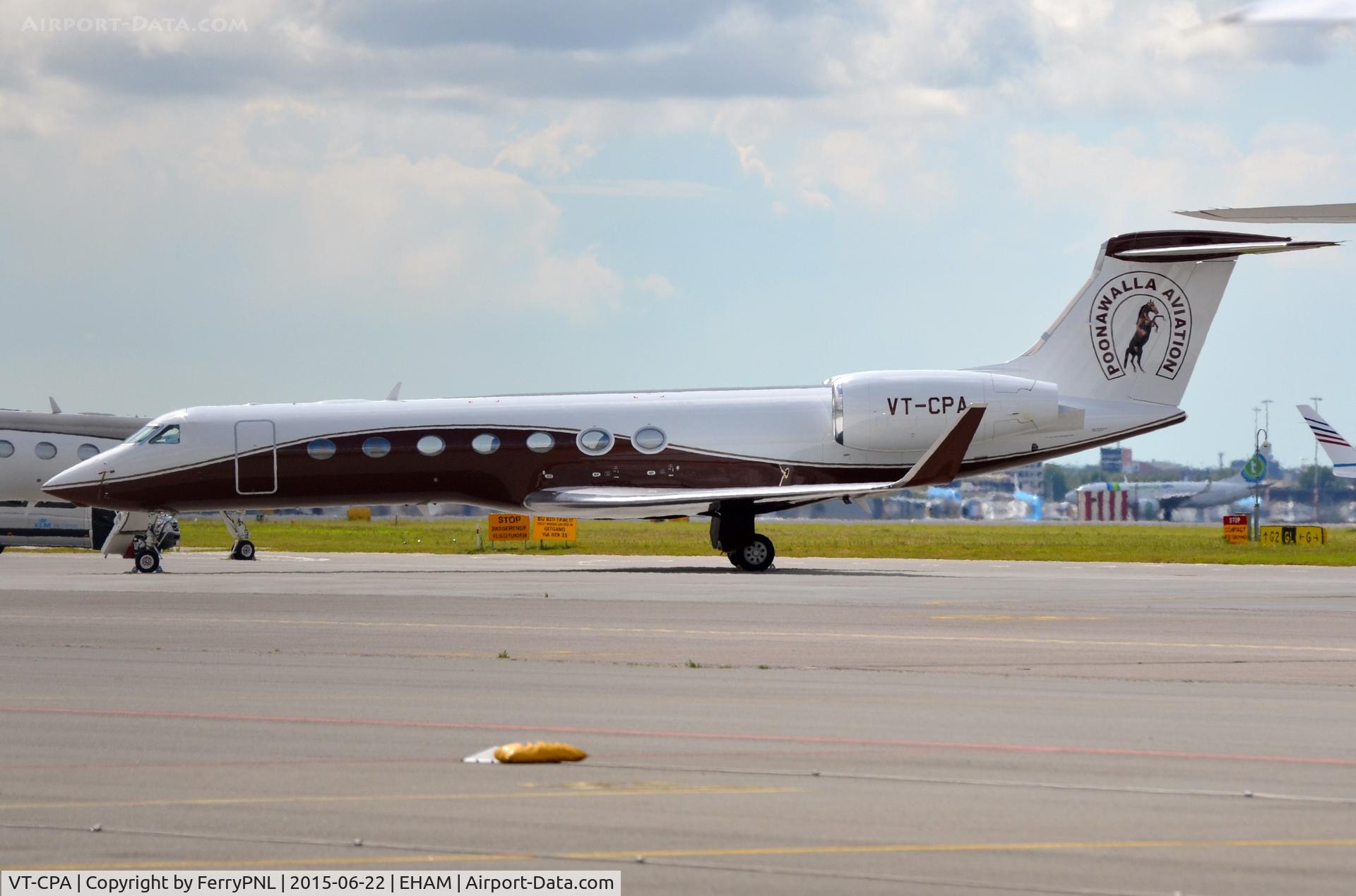 VT-CPA, 2013 Gulfstream Aerospace V-SP G550 C/N 5427, Gulfstream G550 in AMS