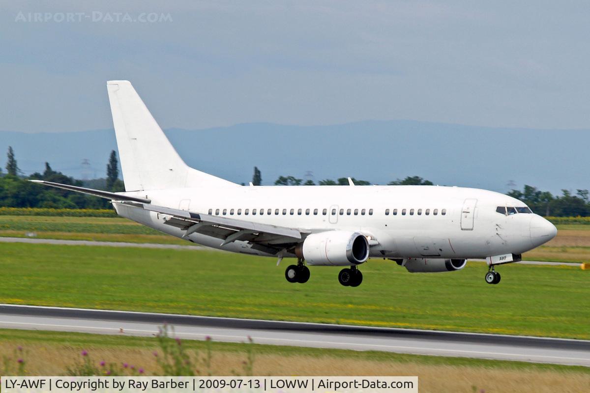 LY-AWF, 1993 Boeing 737-522 C/N 26707, Boeing 737-522 [26707] (Tajik Air) Vienna-Schwechat~OE 13/07/2009