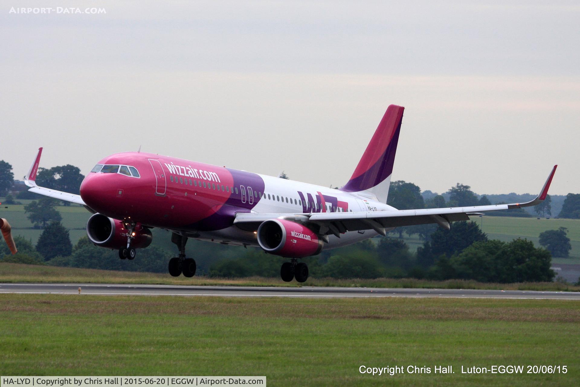 HA-LYD, 2014 Airbus A320-232 C/N 6115, Wizzair