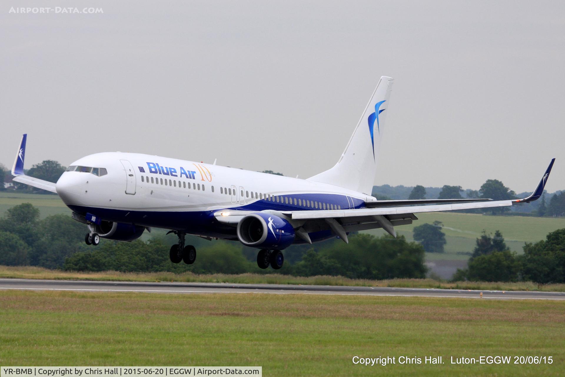 YR-BMB, 1998 Boeing 737-85R C/N 29037, Blue Air