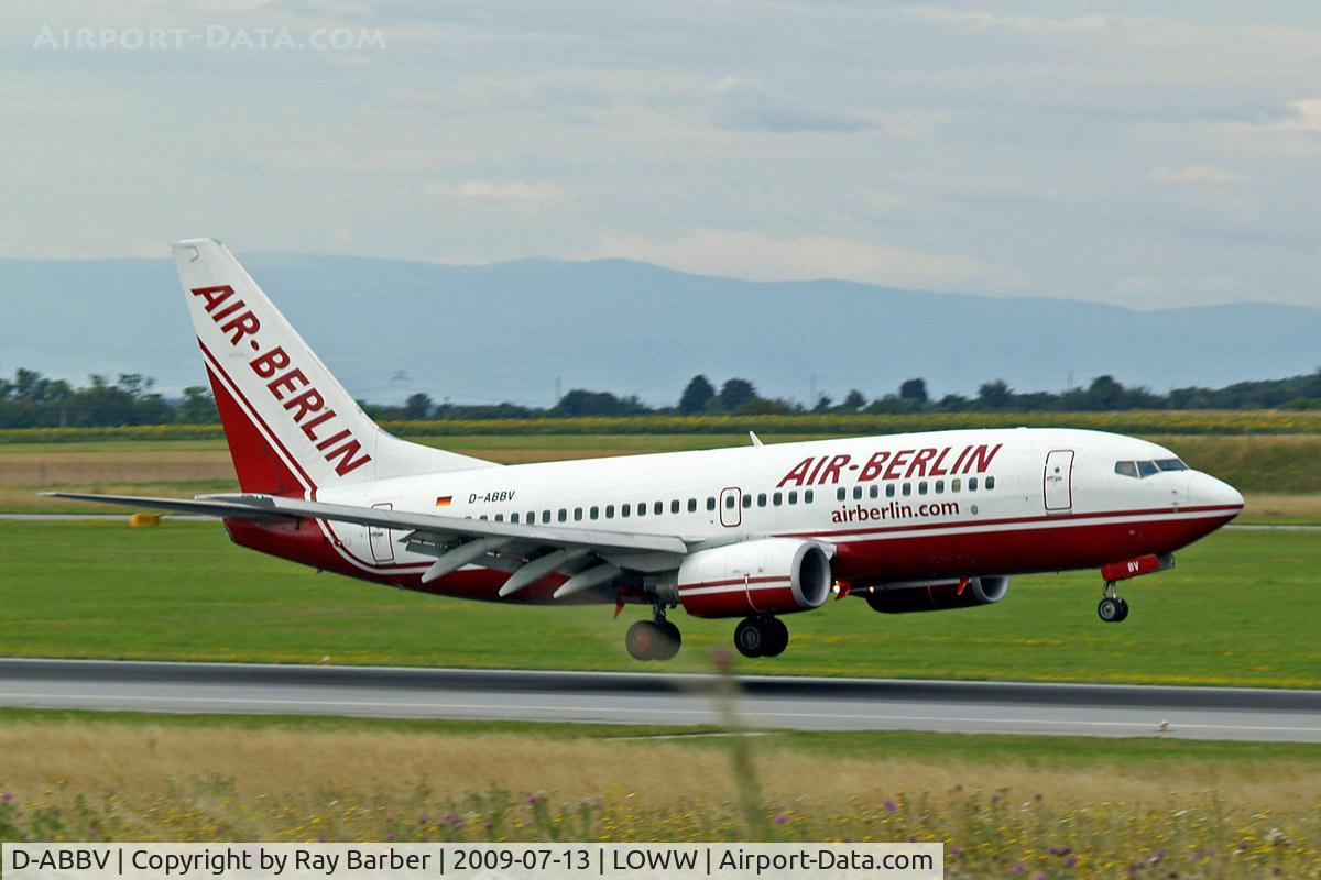 D-ABBV, 2001 Boeing 737-7Q8 C/N 30629, Boeing 737-7Q8 [30629] (Air Berlin) Vienna-Schwechat~OE 13/07/2009