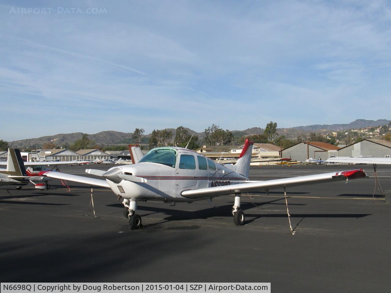 N6698Q, 1983 Beech C23 Sundowner 180 Sundowner 180 C/N M-2391, 1983 Beech C23 SUNDOWNER 180, Lycoming O&VO-360 180 Hp