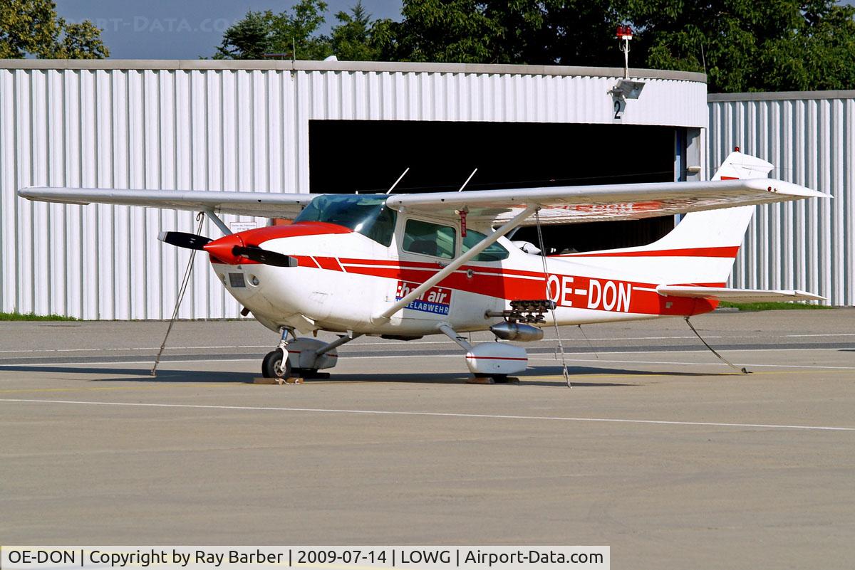 OE-DON, Cessna 182R Skylane C/N 18267887, Cessna 182R Skylane [182-67887] Graz~OE 14/07/2009