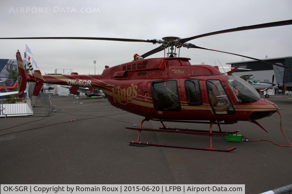 OK-SGR, 2013 Bell 407GX C/N 54426, Parked