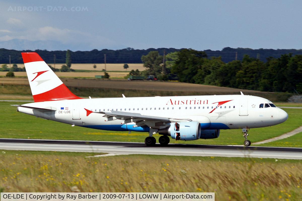 OE-LDE, 2005 Airbus A319-112 C/N 2494, Airbus A319-112 [2494] (Austrian Airlines) Vienna-Schwechat~OE 13/07/2009