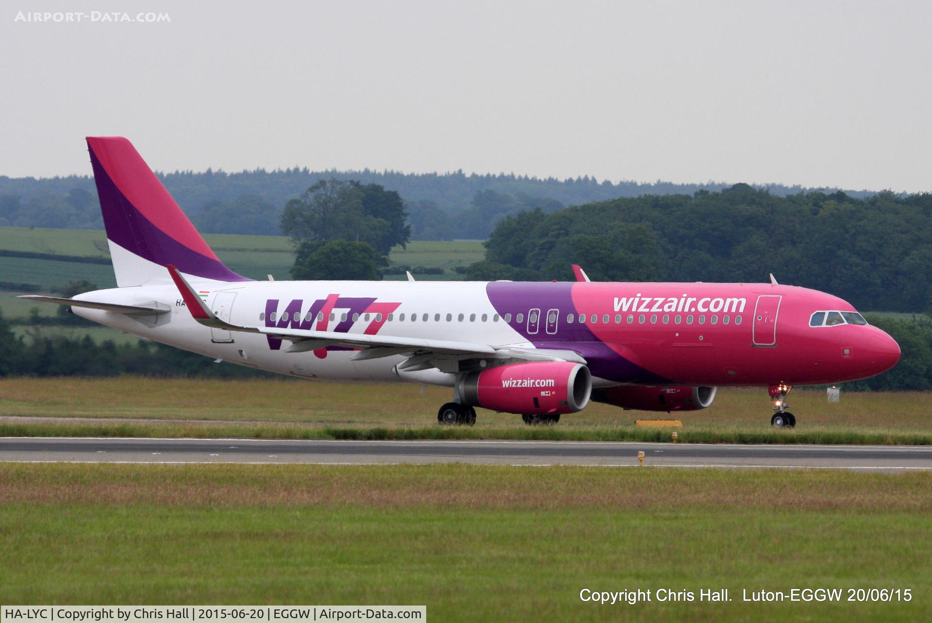 HA-LYC, 2014 Airbus A320-232 C/N 6098, Wizzair