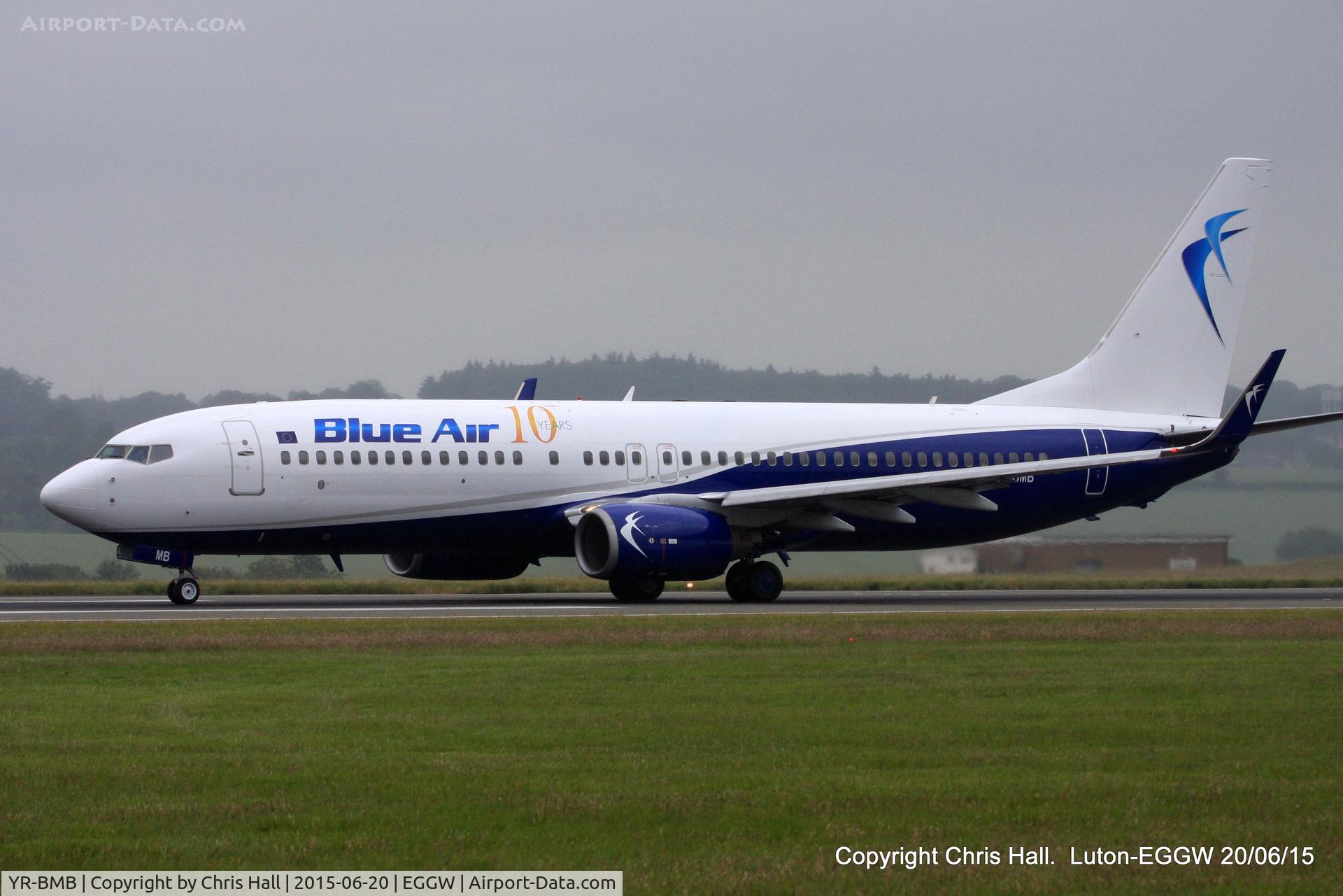 YR-BMB, 1998 Boeing 737-85R C/N 29037, Blue Air